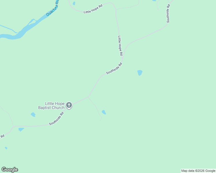 map of restaurants, bars, coffee shops, grocery stores, and more near 2844 Southside Road in Oden