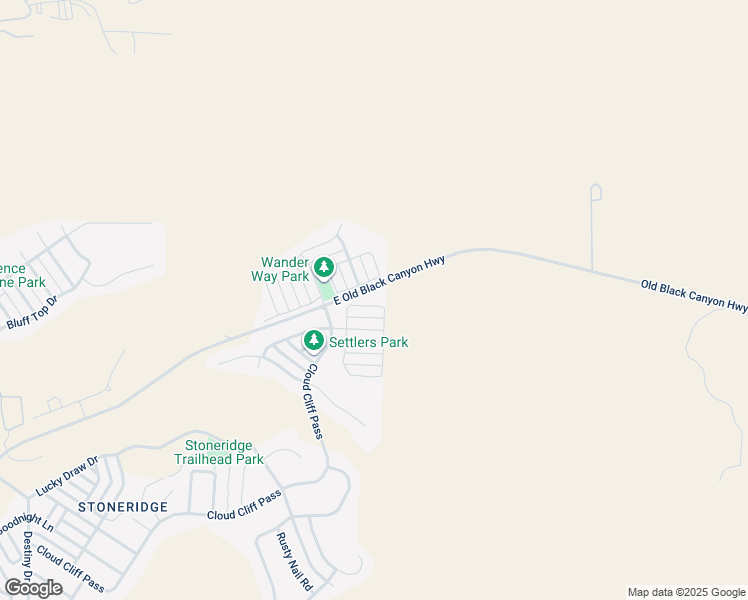 map of restaurants, bars, coffee shops, grocery stores, and more near 1864 North Thimble Lane in Prescott Valley