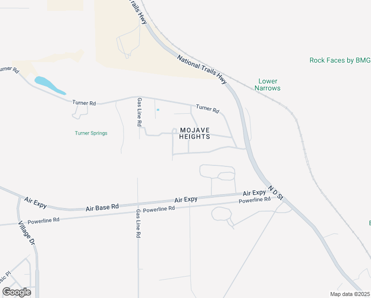 map of restaurants, bars, coffee shops, grocery stores, and more near 17550 Rancho Road in Victorville