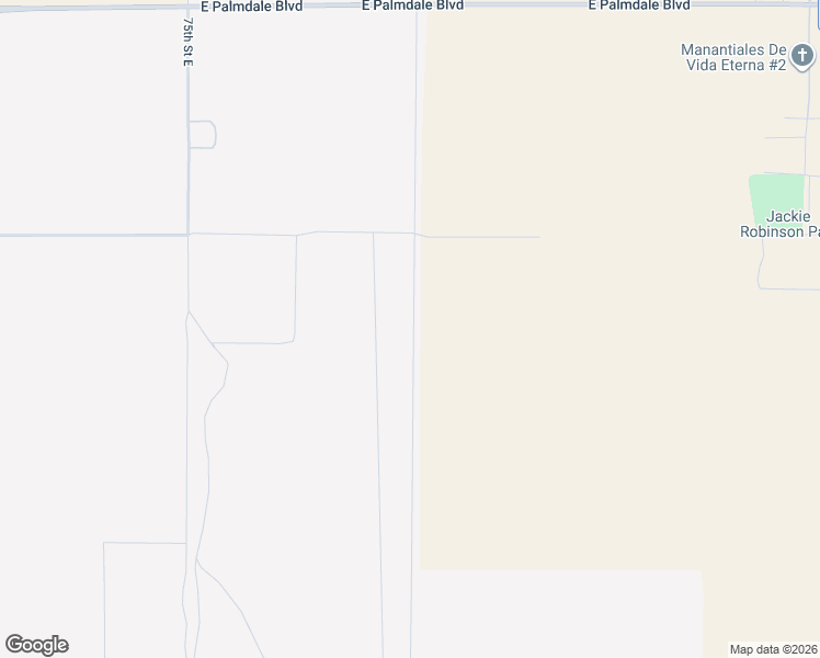 map of restaurants, bars, coffee shops, grocery stores, and more near 80th Street East in Los Angeles County