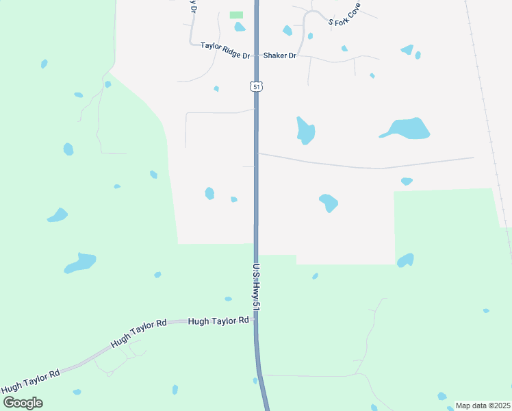 map of restaurants, bars, coffee shops, grocery stores, and more near U.S. 51 in Senatobia