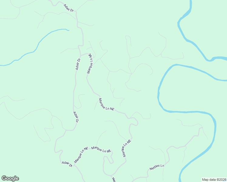 map of restaurants, bars, coffee shops, grocery stores, and more near 404 Jester Court North East in Ranger