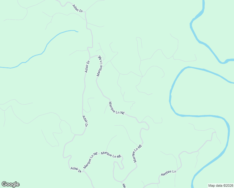 map of restaurants, bars, coffee shops, grocery stores, and more near 404 Jester Court North East in Ranger
