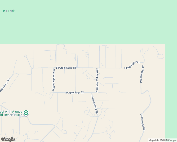 map of restaurants, bars, coffee shops, grocery stores, and more near 1680 North Hidden Valley Way in Yavapai County