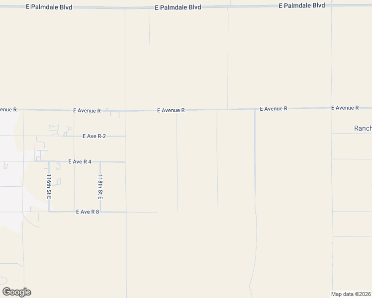 map of restaurants, bars, coffee shops, grocery stores, and more near 122nd Street East in Los Angeles County