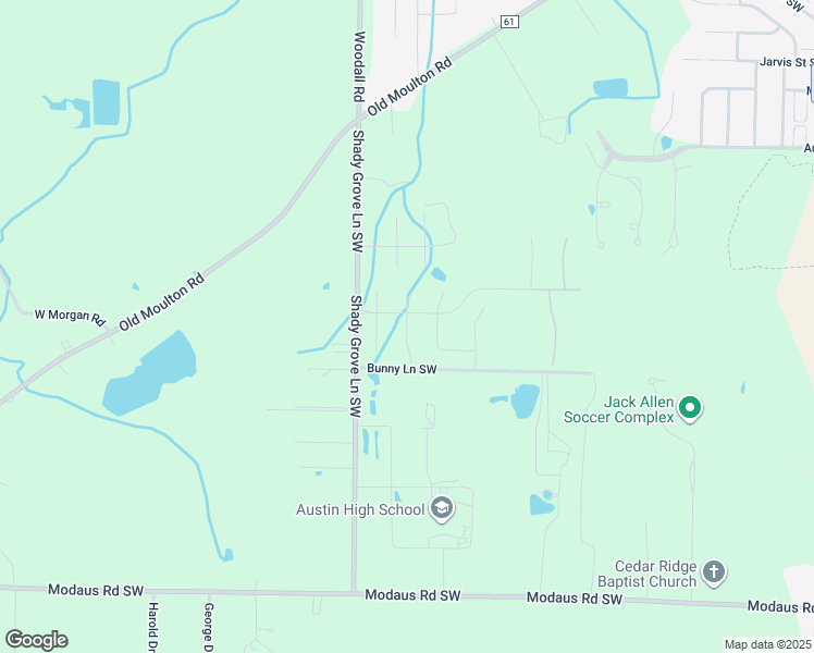 map of restaurants, bars, coffee shops, grocery stores, and more near 2301 Martinwood Lane Southwest in Decatur