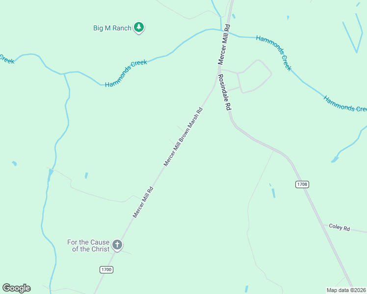 map of restaurants, bars, coffee shops, grocery stores, and more near 4600 Mercer Mill Brown Marsh Road in Clarkton