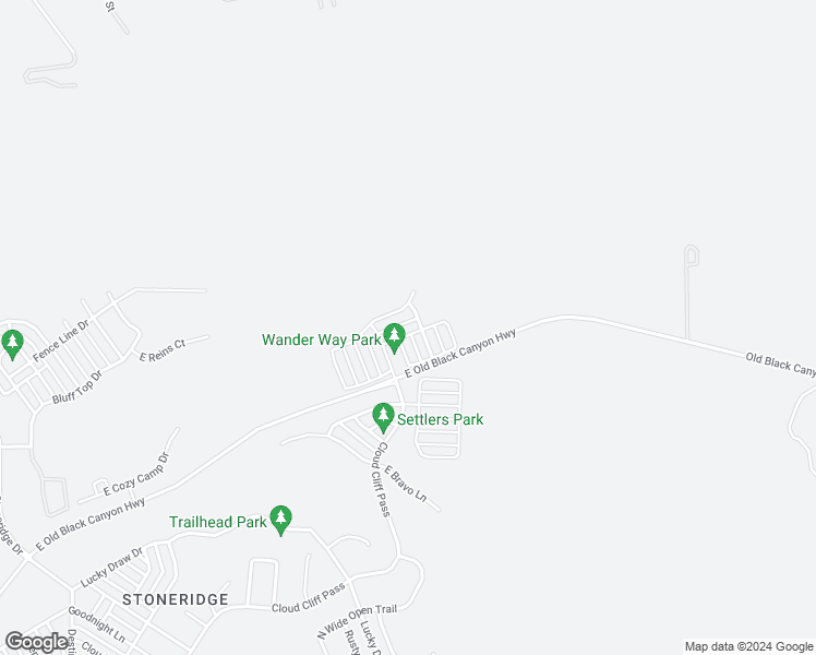 map of restaurants, bars, coffee shops, grocery stores, and more near 7972 East Crimsonfire Road in Prescott Valley