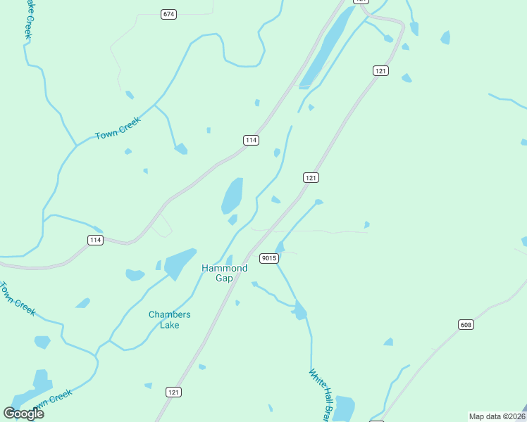 map of restaurants, bars, coffee shops, grocery stores, and more near 10033 County Road 121 in Valley Head