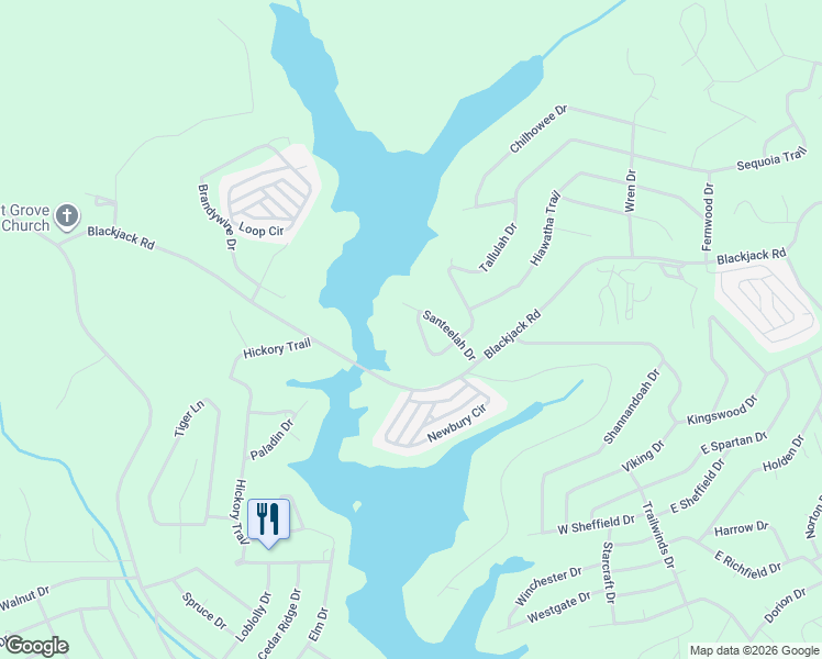 map of restaurants, bars, coffee shops, grocery stores, and more near 287 Tallulah Drive in Westminster