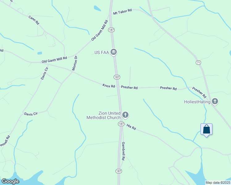 map of restaurants, bars, coffee shops, grocery stores, and more near 5731 South Carolina 187 in Anderson