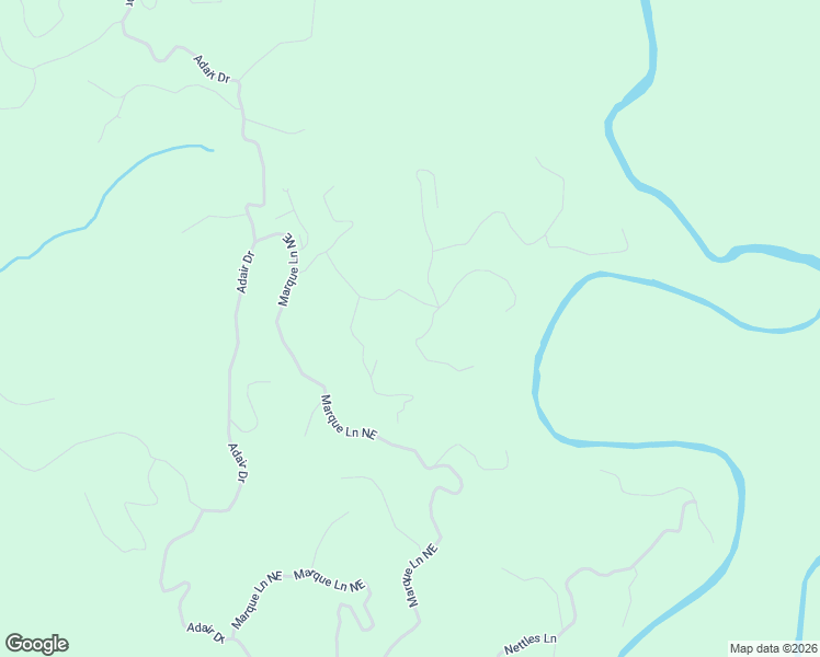 map of restaurants, bars, coffee shops, grocery stores, and more near 540 Jester Court North East in Ranger