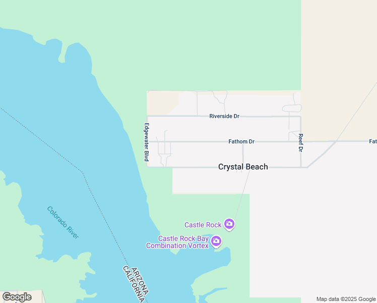 map of restaurants, bars, coffee shops, grocery stores, and more near 1029 Fathom Drive in Lake Havasu City