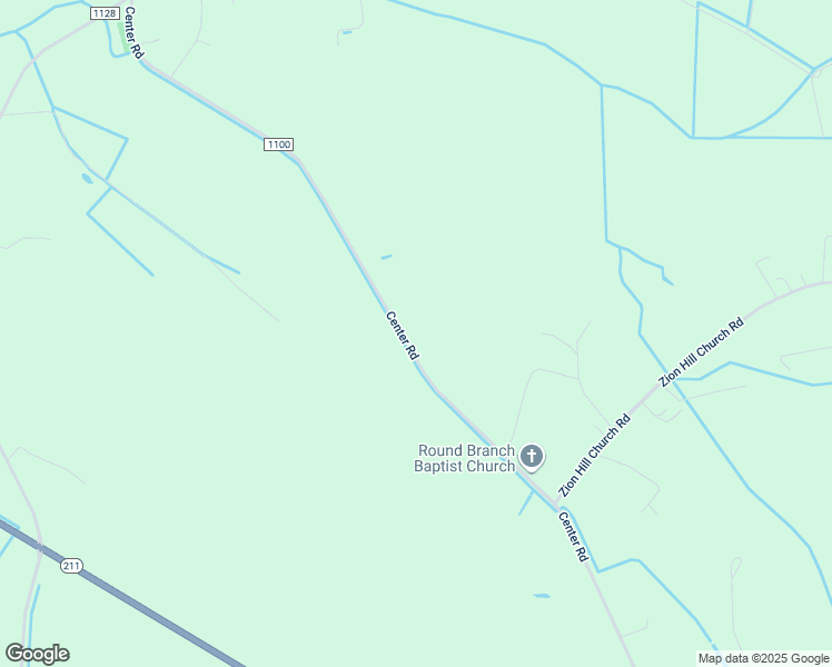 map of restaurants, bars, coffee shops, grocery stores, and more near 9889 Center Road in Bladenboro