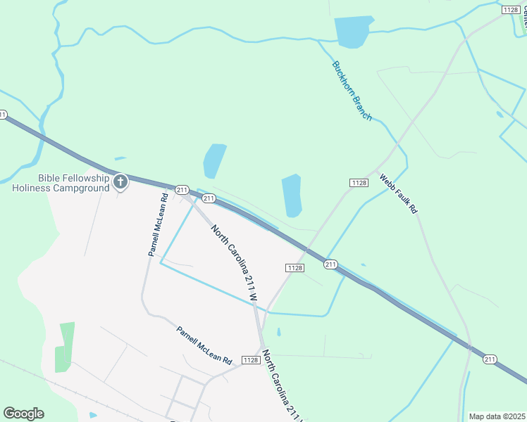 map of restaurants, bars, coffee shops, grocery stores, and more near Clark Road in Bladen County