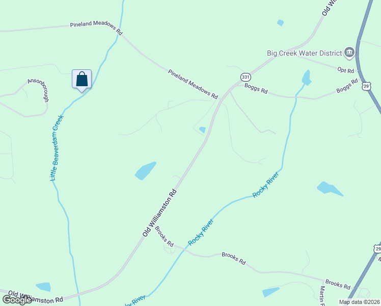 map of restaurants, bars, coffee shops, grocery stores, and more near 3961 Old Williamston Road in Belton