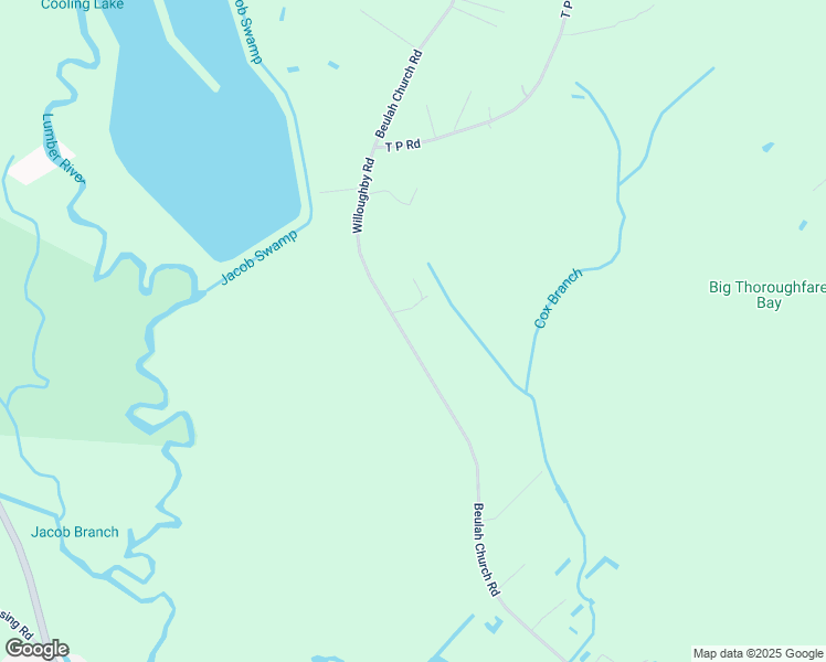 map of restaurants, bars, coffee shops, grocery stores, and more near 1553 Beulah Church Road in Lumberton