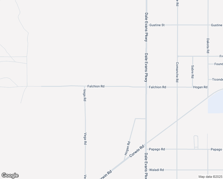 map of restaurants, bars, coffee shops, grocery stores, and more near Falchion Road in Apple Valley