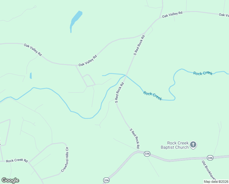 map of restaurants, bars, coffee shops, grocery stores, and more near 2086-2093 Red Rock Road in Toccoa