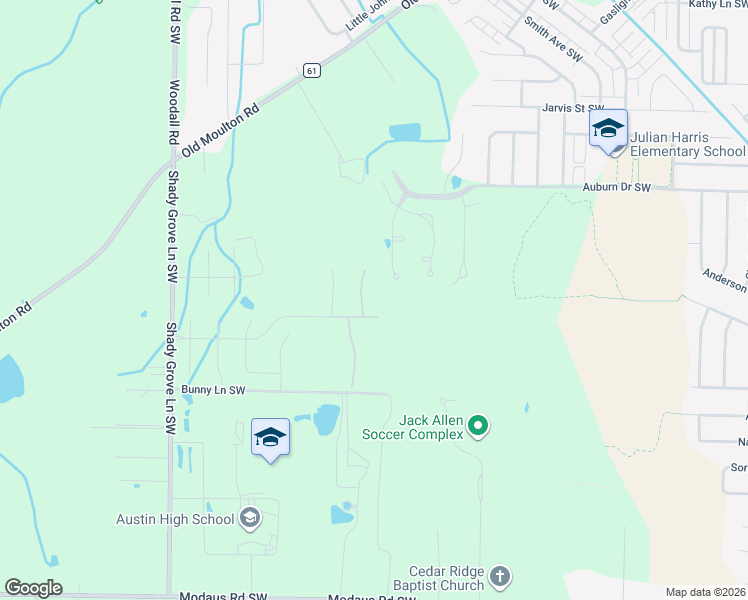 map of restaurants, bars, coffee shops, grocery stores, and more near 2110 Covington Lane Southwest in Decatur