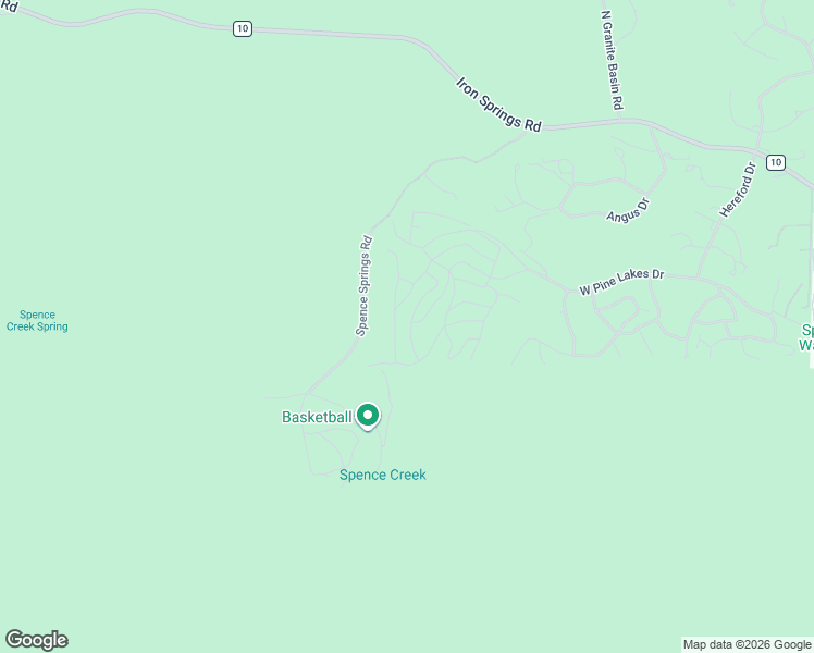 map of restaurants, bars, coffee shops, grocery stores, and more near 264 Westgate in Prescott