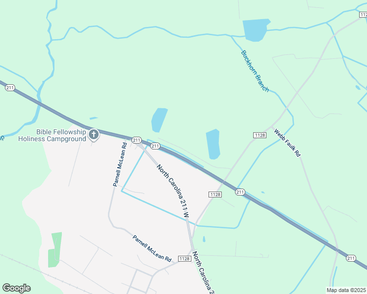 map of restaurants, bars, coffee shops, grocery stores, and more near Clark Road in Bladen County
