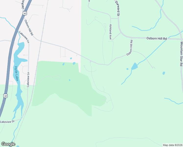 map of restaurants, bars, coffee shops, grocery stores, and more near Twin Pines Cir in Russellville