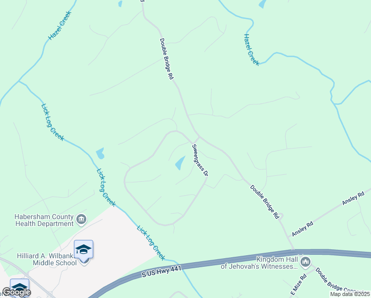 map of restaurants, bars, coffee shops, grocery stores, and more near 815 Sweetgrass Court in Demorest