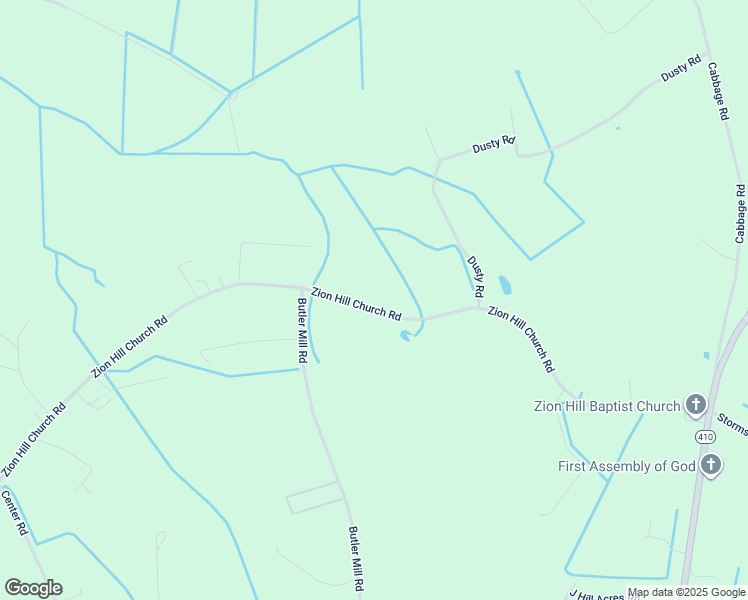 map of restaurants, bars, coffee shops, grocery stores, and more near 920 Zion Hill Church Road in Bladenboro