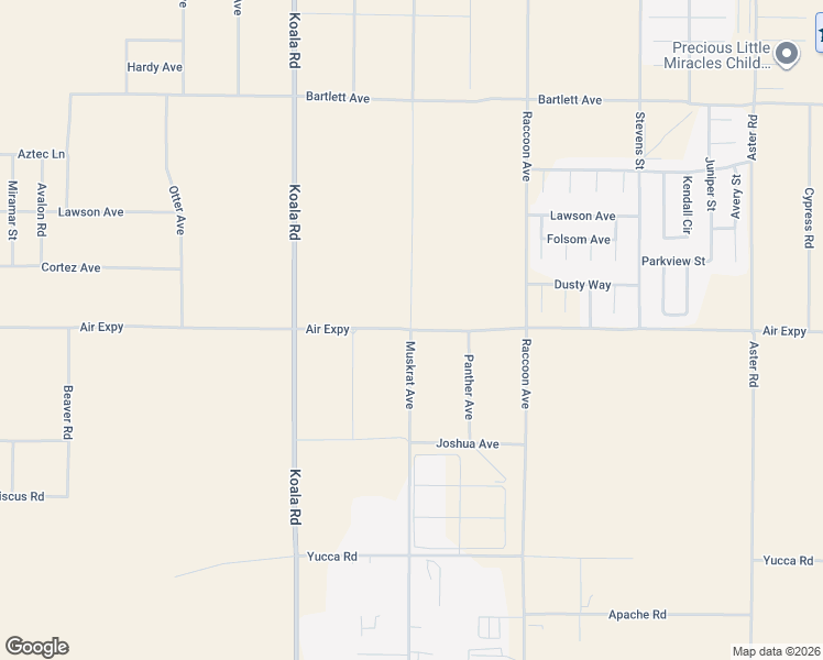 map of restaurants, bars, coffee shops, grocery stores, and more near Air Expressway in Adelanto