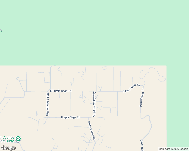 map of restaurants, bars, coffee shops, grocery stores, and more near 1845 Colors of the Wind Road in Yavapai County