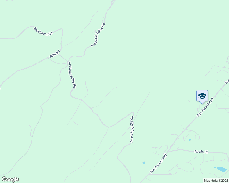 map of restaurants, bars, coffee shops, grocery stores, and more near 754 Peaceful Valley Road in Hot Springs