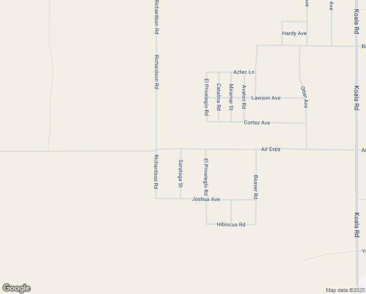 map of restaurants, bars, coffee shops, grocery stores, and more near 0 Air Base Road in Adelanto