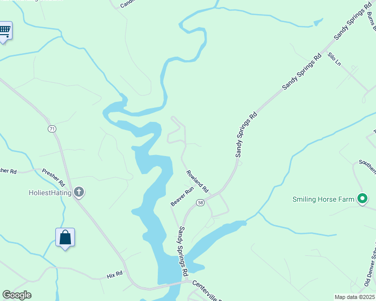 map of restaurants, bars, coffee shops, grocery stores, and more near 214 Rowland Road in Anderson