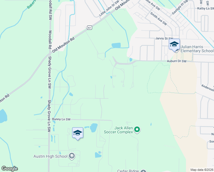map of restaurants, bars, coffee shops, grocery stores, and more near 2110 Covington Lane Southwest in Decatur