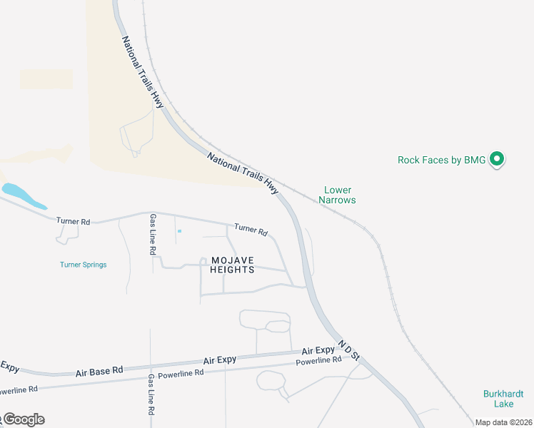 map of restaurants, bars, coffee shops, grocery stores, and more near 17721 Turner Road in Victorville