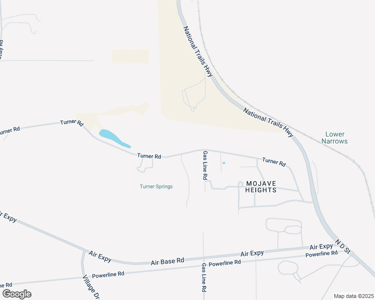 map of restaurants, bars, coffee shops, grocery stores, and more near Turner Road in Victorville