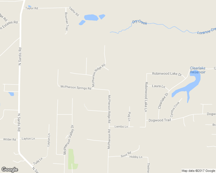 map of restaurants, bars, coffee shops, grocery stores, and more near 2310 McPherson Springs Road in Saline County