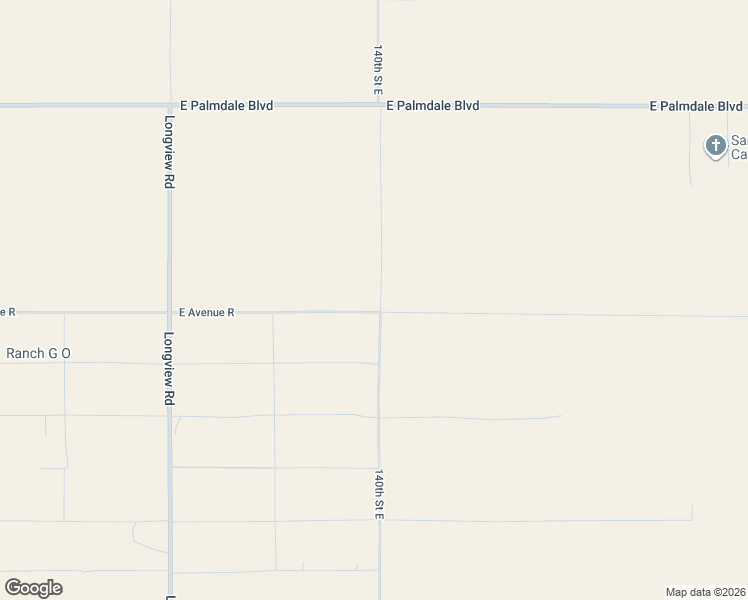 map of restaurants, bars, coffee shops, grocery stores, and more near East Avenue R in Juniper Hills