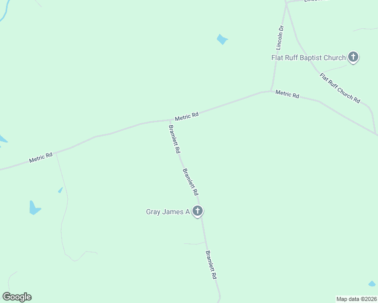 map of restaurants, bars, coffee shops, grocery stores, and more near 1832 Metric Road in Laurens