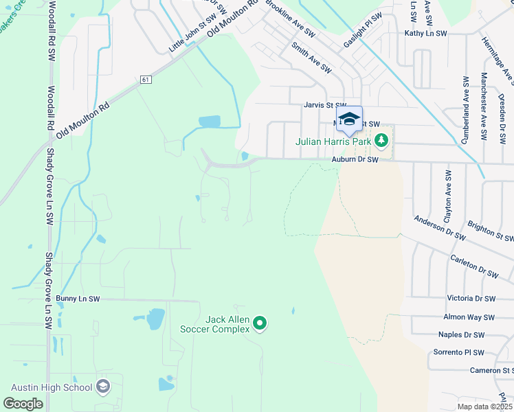 map of restaurants, bars, coffee shops, grocery stores, and more near 2013 Englewood Place Southwest in Decatur