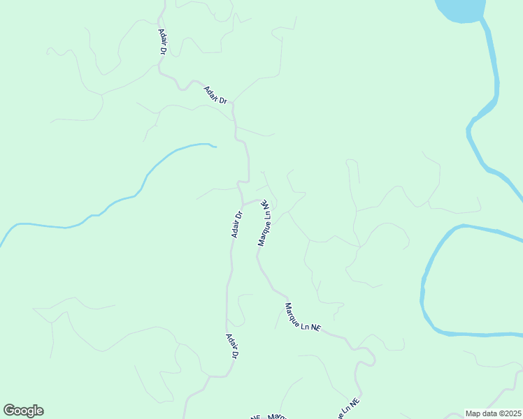 map of restaurants, bars, coffee shops, grocery stores, and more near 338 Marque Lane Northeast in Ranger