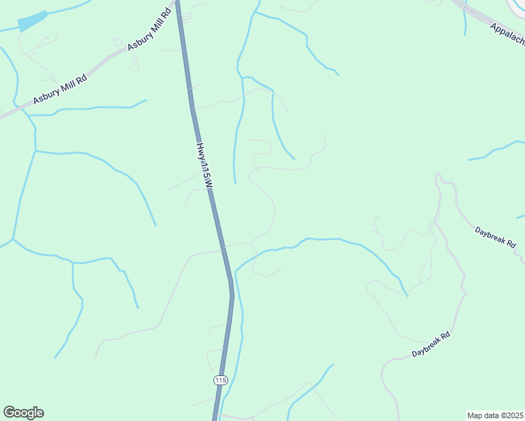 map of restaurants, bars, coffee shops, grocery stores, and more near 3 Long Mountain Trail in Cleveland