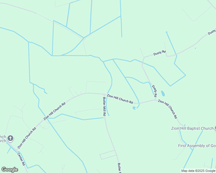 map of restaurants, bars, coffee shops, grocery stores, and more near Green Meadow Drive in Bladen County