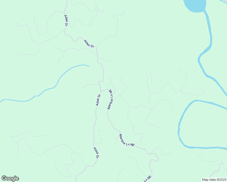 map of restaurants, bars, coffee shops, grocery stores, and more near 338 Marque Lane Northeast in Ranger