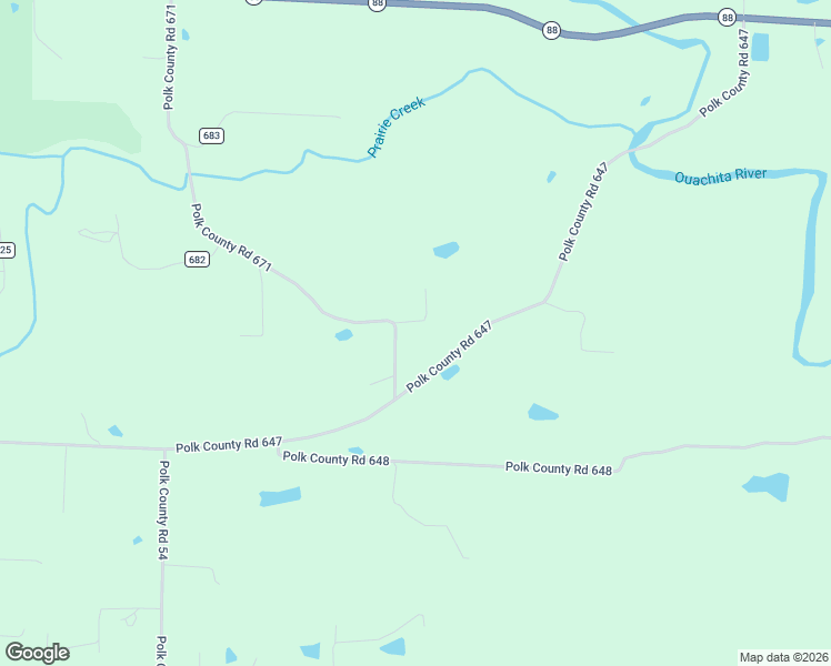 map of restaurants, bars, coffee shops, grocery stores, and more near 308 Polk Road 671 in Mena