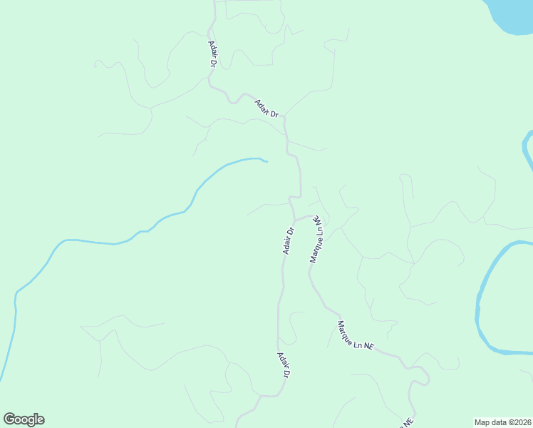 map of restaurants, bars, coffee shops, grocery stores, and more near 364 Luna Court Northeast in Ranger