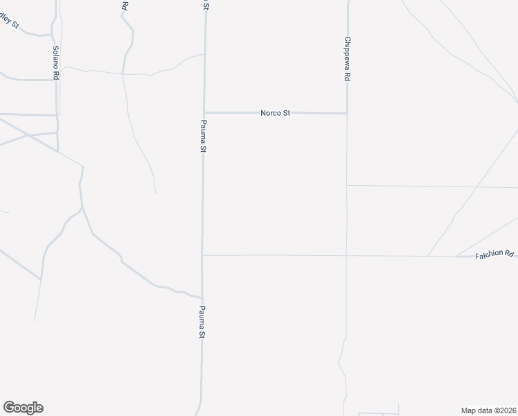 map of restaurants, bars, coffee shops, grocery stores, and more near Pauma Street in Apple Valley