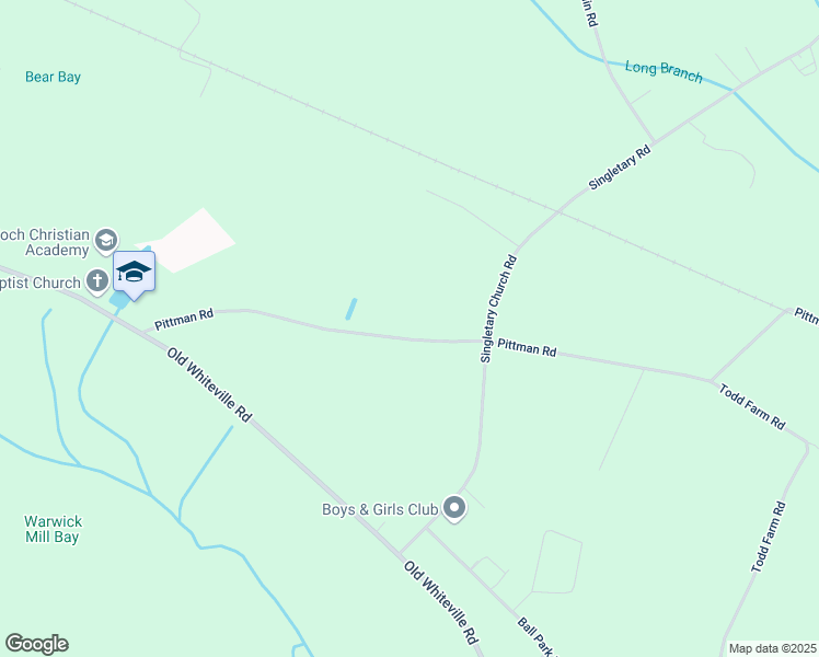 map of restaurants, bars, coffee shops, grocery stores, and more near 573 Pittman Road in Lumberton