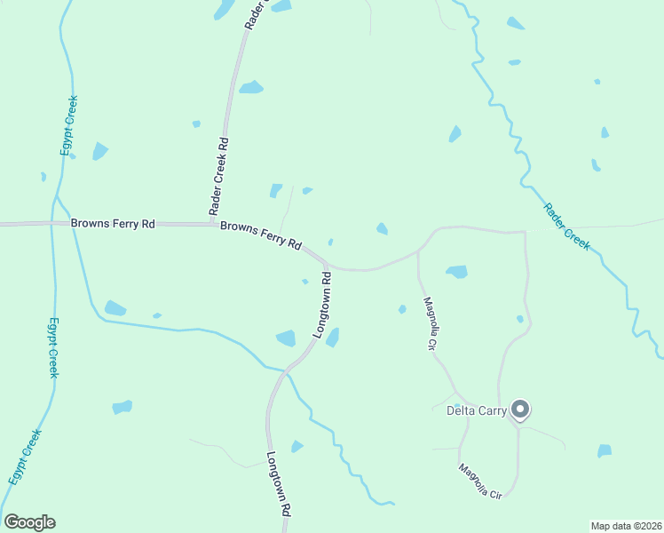 map of restaurants, bars, coffee shops, grocery stores, and more near 11825-12277 Browns Ferry Road in Sarah